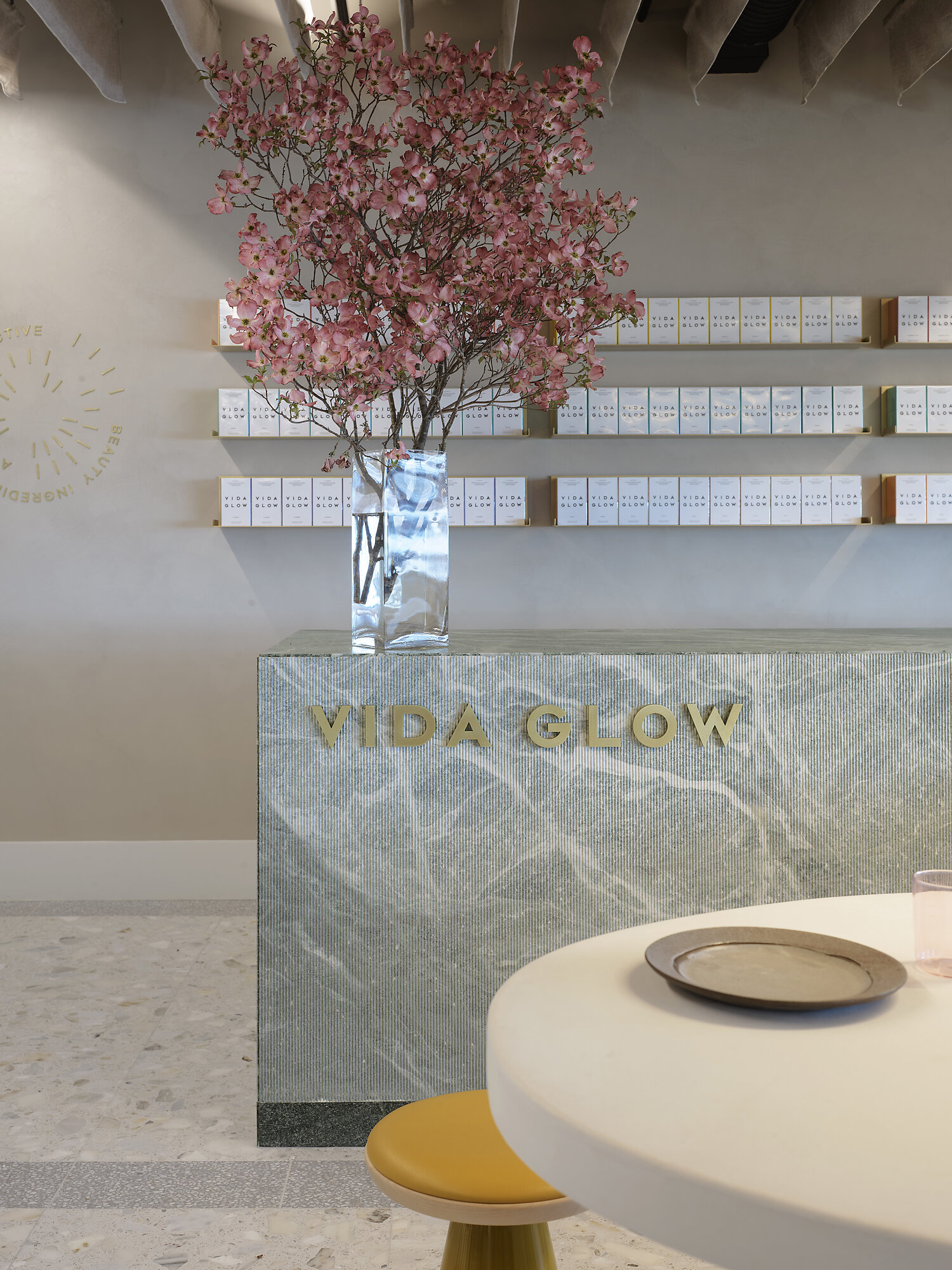 Interior photograph of Vida Glow HQ by Anson Smart